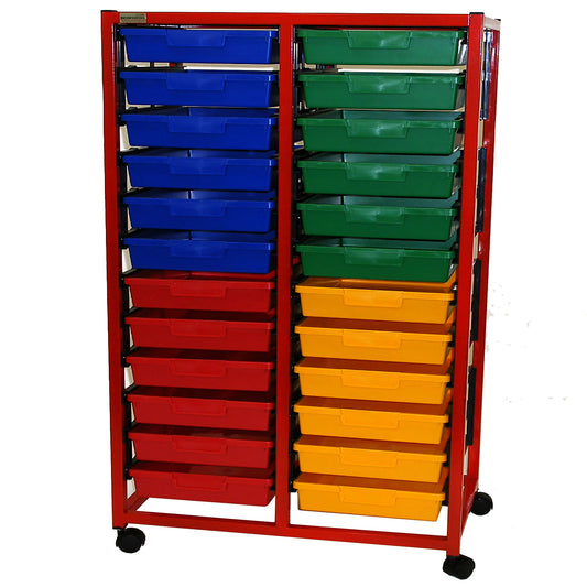 Double Column 12 Level A3 Classroom Trolley