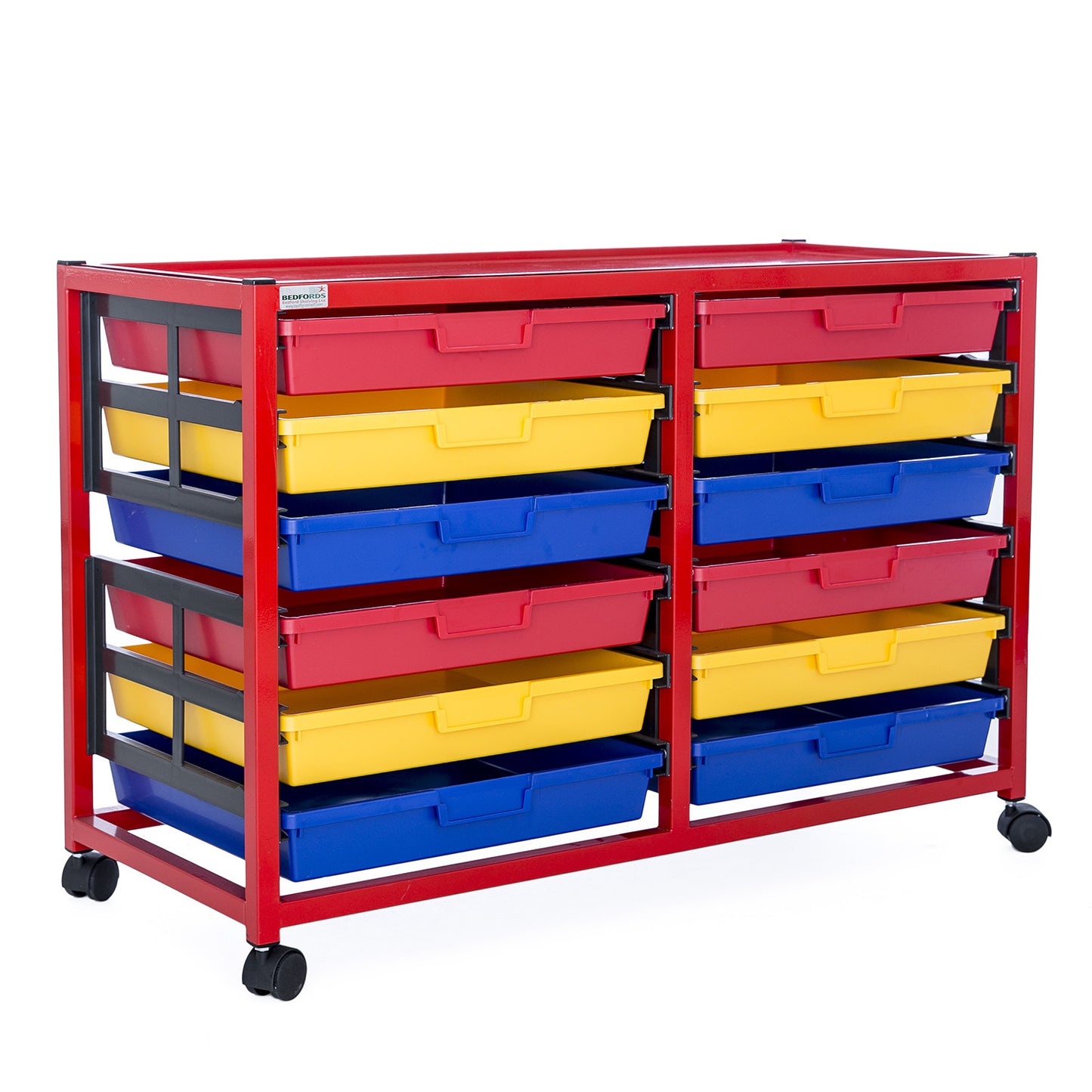 Double Column 6 Level A3 Classroom Trolley